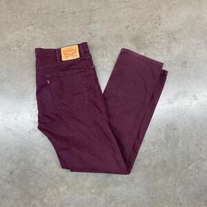 Levi's purple‎ slim fit cotton jeans
